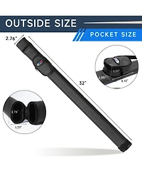 Gse Games & Sports Expert 1x1 Hard Billiard Pool Cue Stick Carrying Case, Accessories