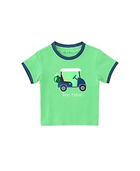 Bits & Bows Little Boys Little/Big Golf Tee Time T-Shirt