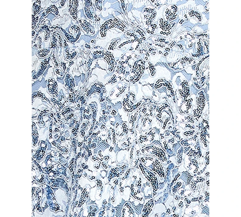 Emerald Sundae Women's Sequin Lace-Up Back Short Dress