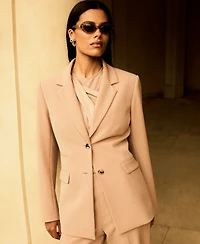 Anne Klein Women's Two-Button Peak-Lapel Blazer