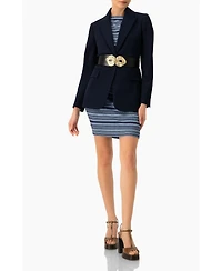 Ivonne Women's Single-Button Blazer