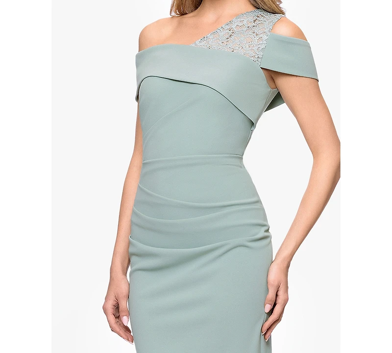 B&A By Betsy and Adam Women's Off-The-Shoulder Short Dress