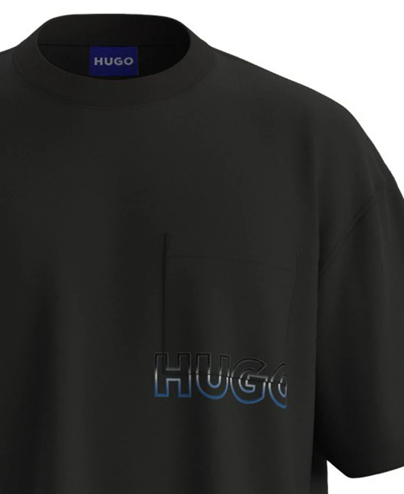 Hugo Boss Men's Nogoste Ombre Sports Logo T-Shirt