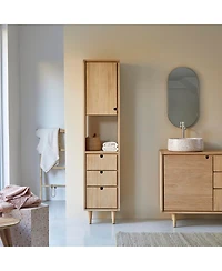 Tikamoon Jonak tall bathroom unit