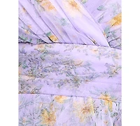 pear culture Juniors Spaghetti Strap Printed Dress