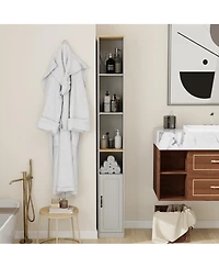 Rainsken 72" Tall Slim Storage Cabinet