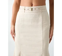 Guess Women's Ryan Pull-On Midi Skirt