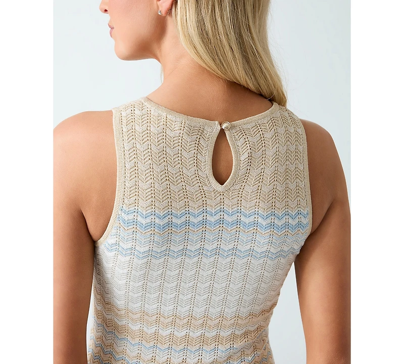 Guess Women's Sleeveless Rosalyn Long Sweater Dress