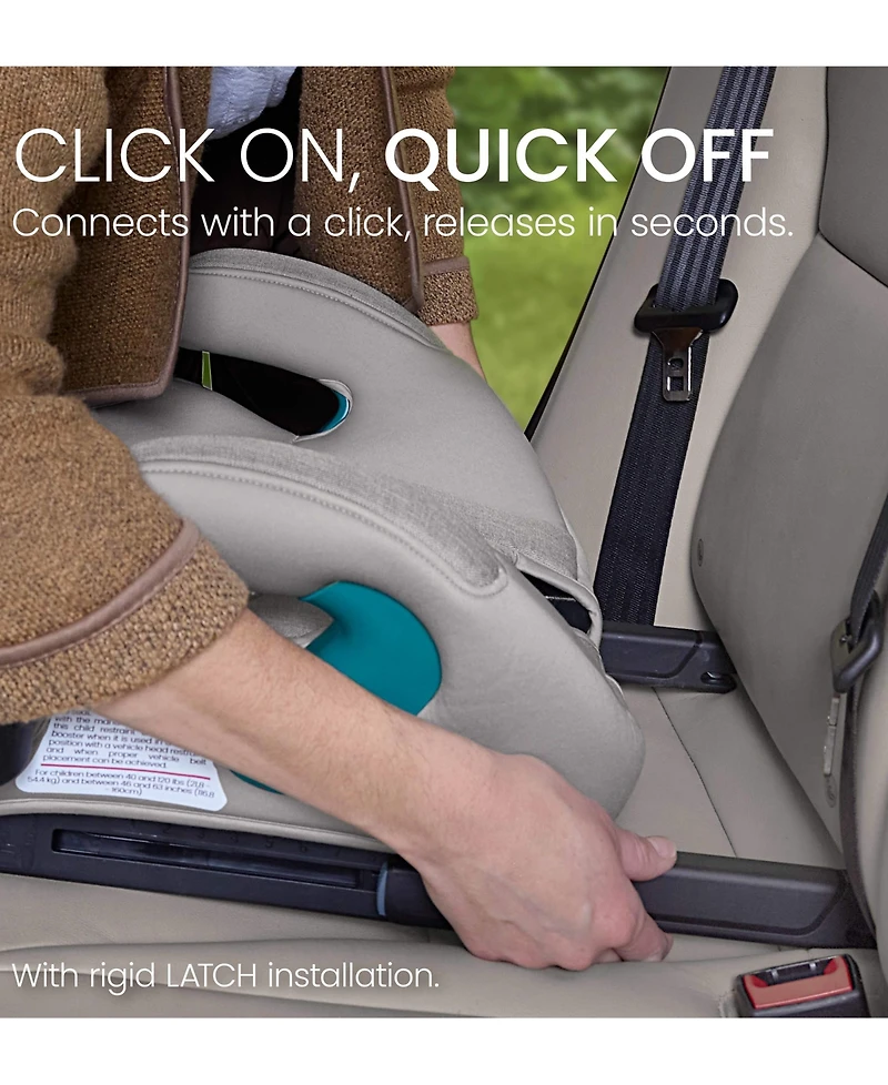 Britax little and Big Boys' or Girls' UpNGo Click Backless Booster Seat