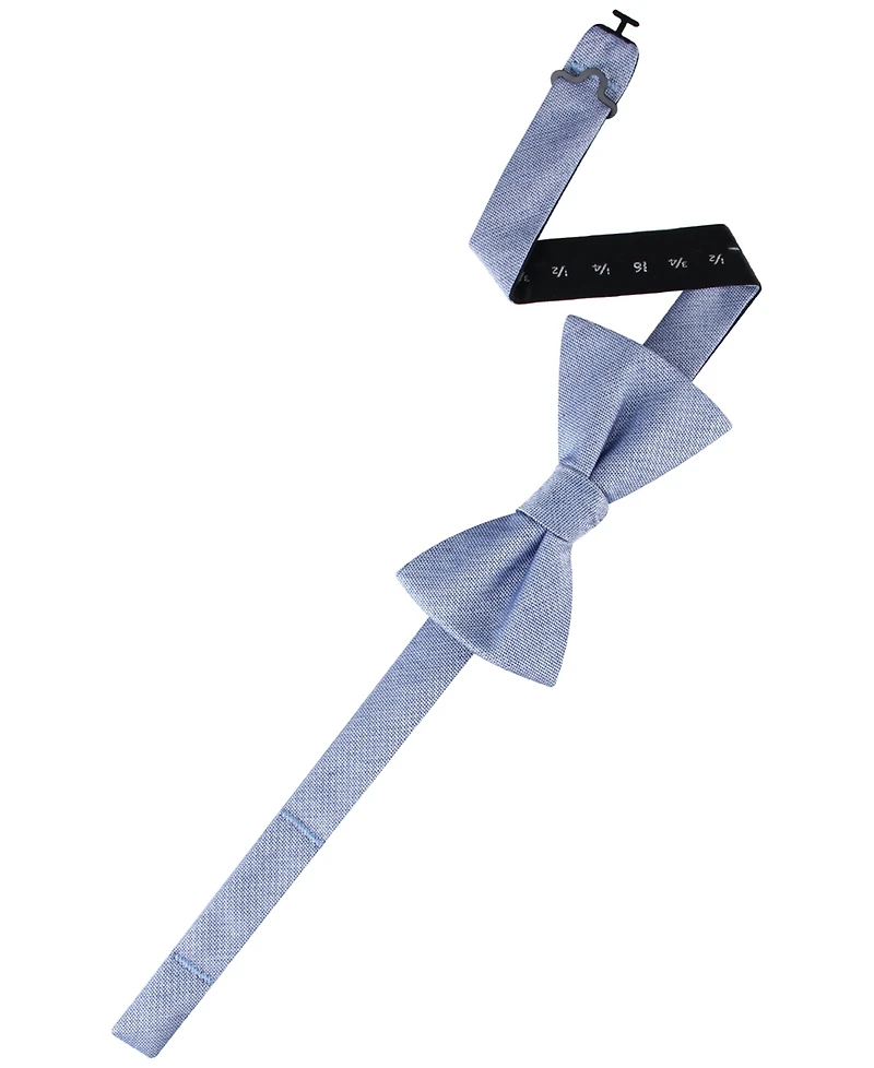 Tommy Hilfiger Men's Denim Paisley Bow Tie and Pocket Square, 2-Piece Set