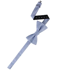 Tommy Hilfiger Men's Denim Paisley Bow Tie and Pocket Square, 2-Piece Set