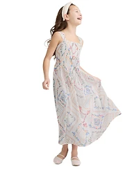 abercrombie kids Girls' Pintuck Sleeveless Maxi Dress