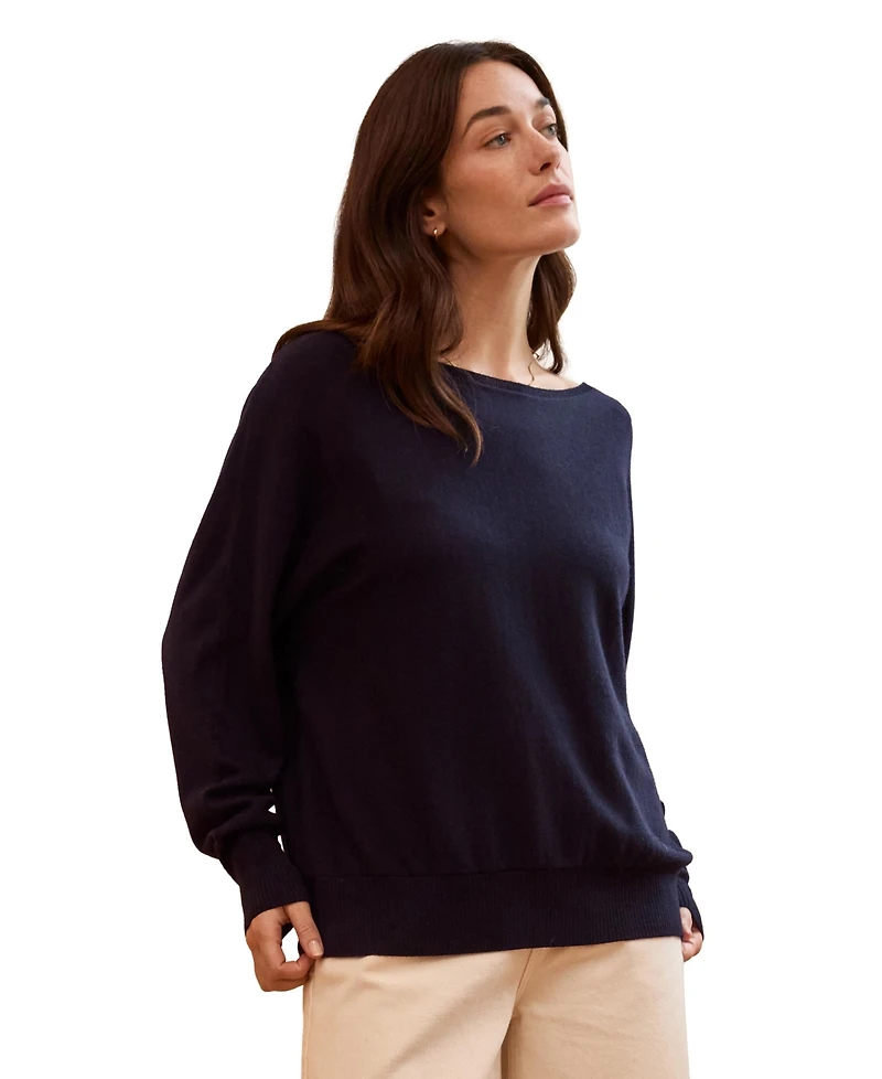 Celtic & Co. Women's Fine Knit Merino Relaxed Sweater