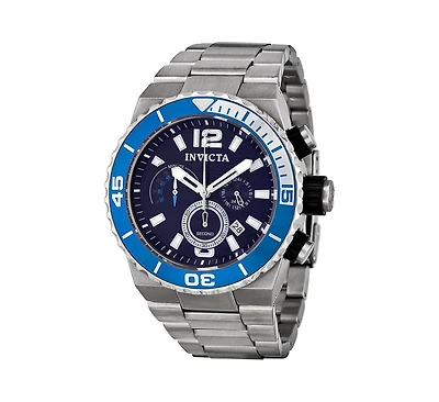 Invicta Men's 1342 Pro Diver Quartz Blue Dial Watch