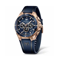 Technomarine Men's Tm-125030 Cruise Quartz VH63 Dark Blue, Black Dial Watch