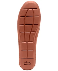 Coach Women's Sculpted C Round Toe Suede Driver Loafers