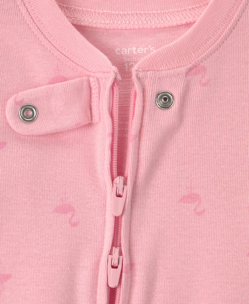 Carter's Baby Girls' Long-Sleeve Sleep & Play