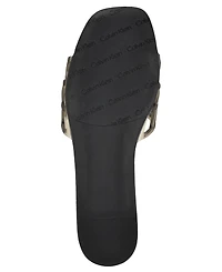 Calvin Klein Women's Yelena Jelly Flat Slide Sandals