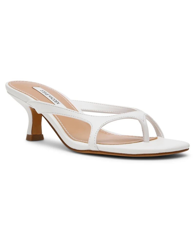 Steve Madden Women's Brienna Strappy Kitten Heel Sandals