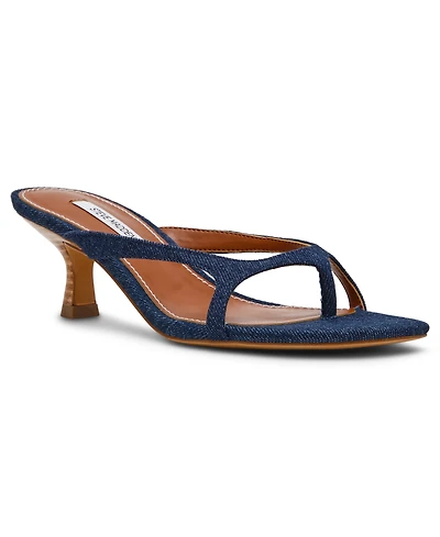 Steve Madden Women's Brienna Strappy Kitten Heel Sandals