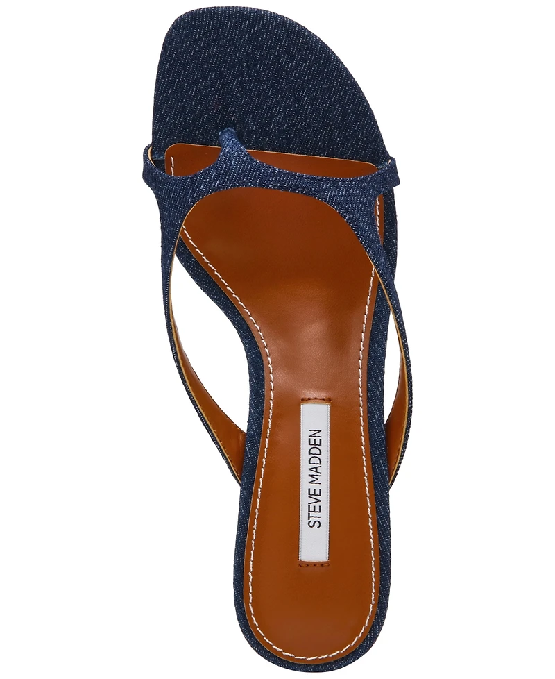 Steve Madden Women's Brienna Strappy Kitten Heel Sandals