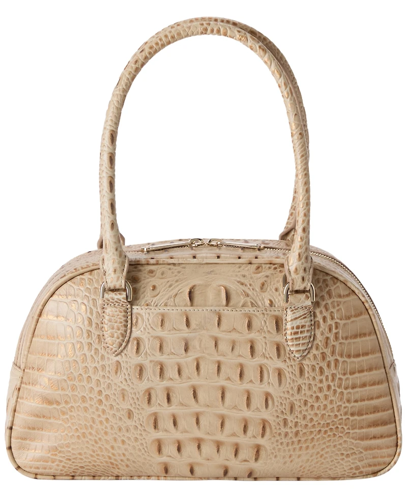 Brahmin Angie Alden Road Leather Medium Satchel Bag