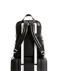 Velez Embossed Leather Backpack