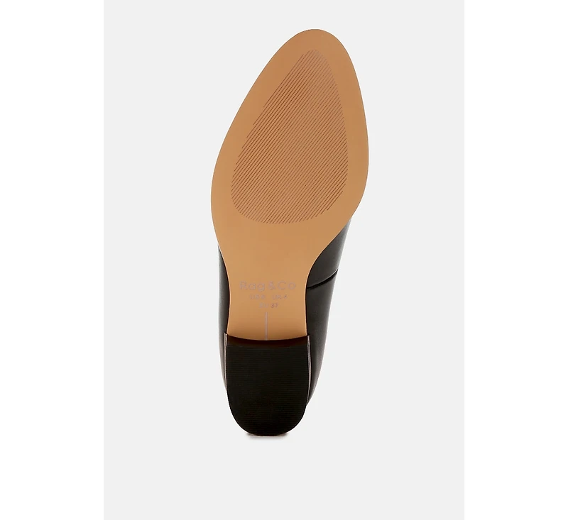 Gabassi Studded Genuine Leather Loafers