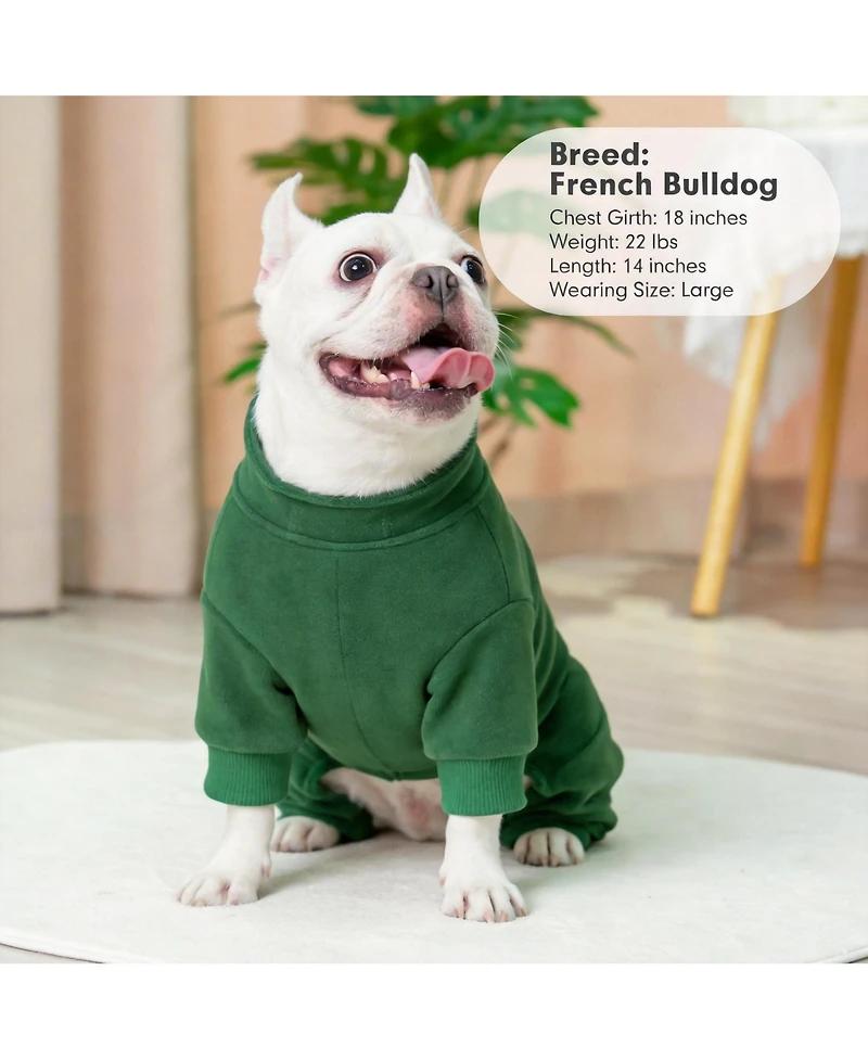 Aronkl Dog Fleece Pajamas for Warmth and Comfort