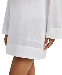 Lauren Ralph Women's V-Neck Cover-Up Tunic