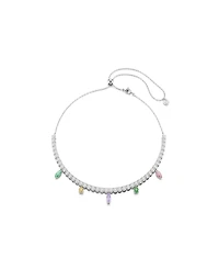Swarovski x Ariana Grande Rhodium Plated Tennis Necklace