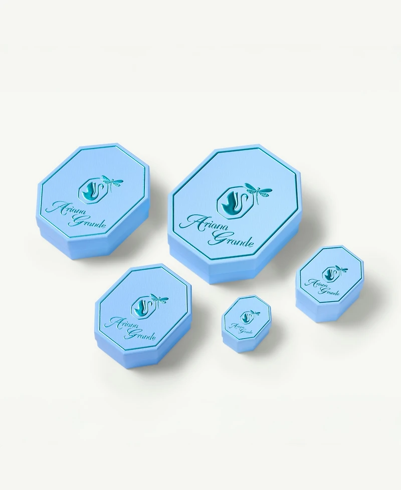 Swarovski x Ariana Grande Rhodium Plated Mother of Pearl Flower Stud Earrings