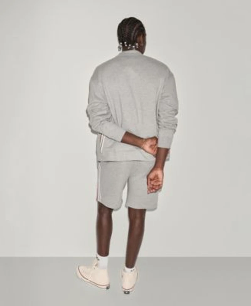 Converse Mens Regular Fit Logo Tee Regular Fit V Neck Sweatshirt