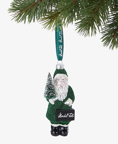 Holiday Lane Chicago Marshall Fields Beaded Santa Ornament, Macy's Exclusive