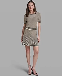 Bcbg Women's Mix Pattern Sweater Skirt