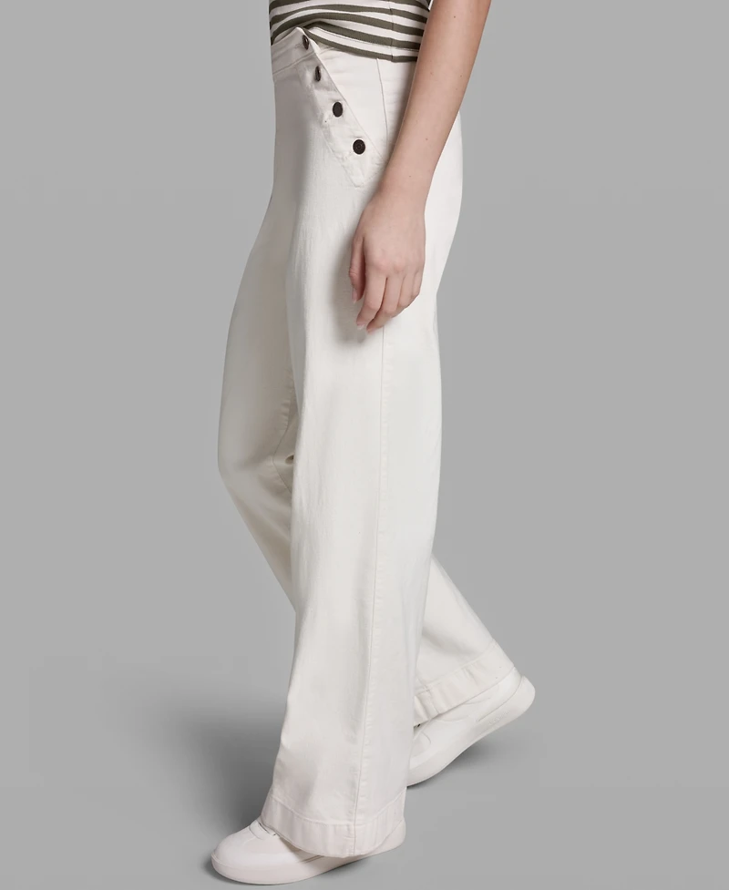 Bcbg Women's Loose-Fit Wide-Leg Pants