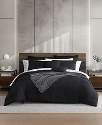 Kenneth Cole New York Variegated Waffle Textured 14-Pc. Comforter Bonus Set
