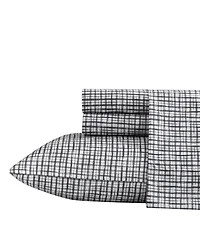 Kenneth Cole New York Sketchy Check Microfiber 4-Pc. Sheet Set