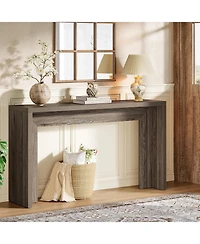 Tribesigns Media Console, 55-Inch Wooden Sofa Table with Storage for Entryway, Foyer, Hallway, Living Room