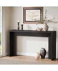 Tribesigns Media Console, 55-Inch Wooden Sofa Table with Storage for Entryway, Foyer, Hallway, Living Room