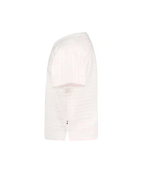 Tommy Hilfiger Girls' 7-16 Round Neck Stripe T-Shirt