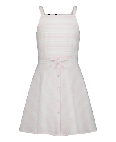 Tommy Hilfiger Girls' 7-16 Square Neck Seersucker Sun Dress