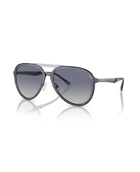 Emporio Armani Men's Pilot Sunglasses, EA2145