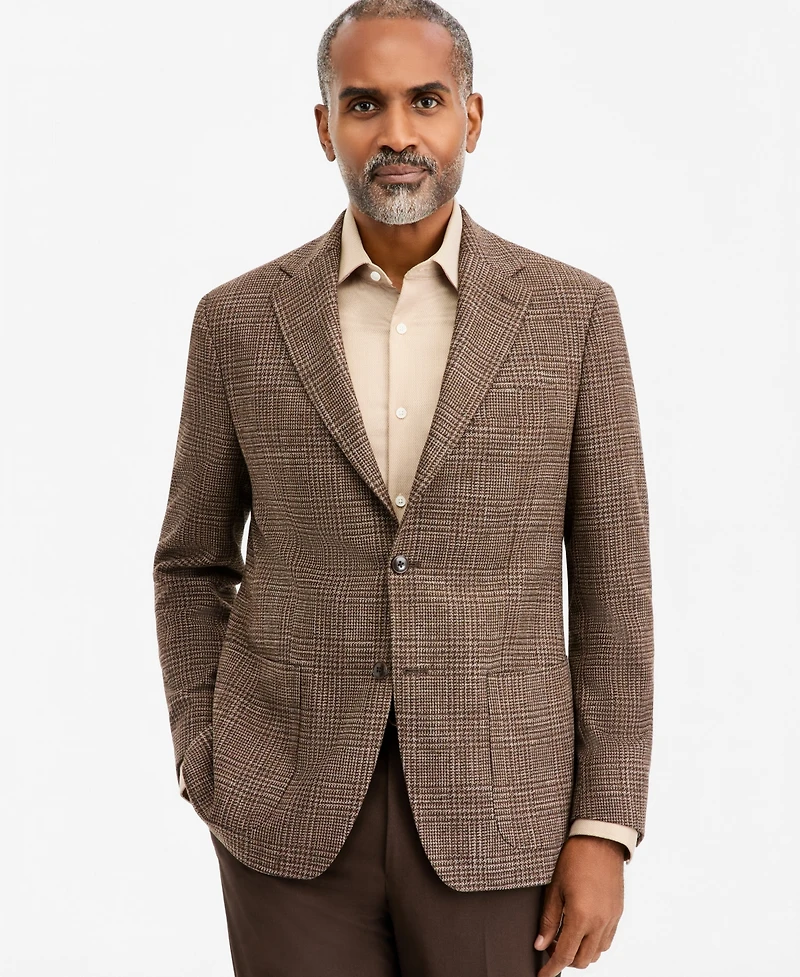 Michael Kors Men's Classic-Fit Soft Patterned Sport Coat