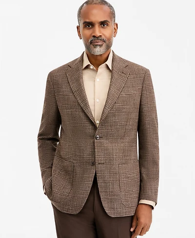 Michael Kors Men's Classic-Fit Soft Patterned Sport Coat