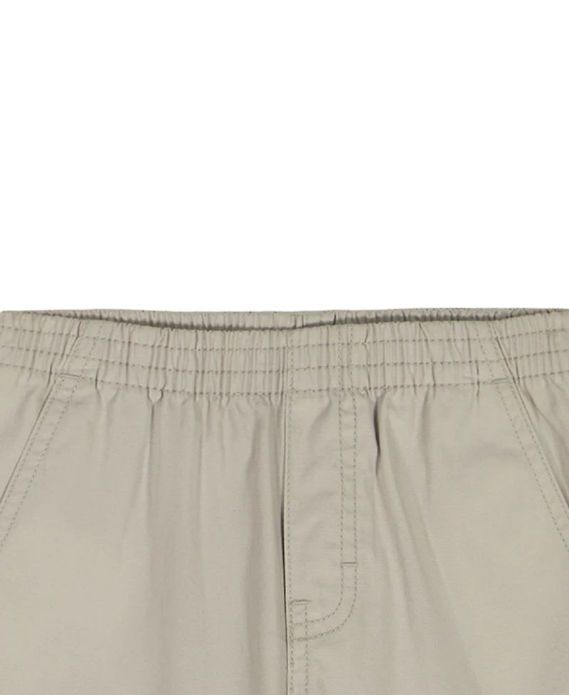 Calvin Klein Toddler and Little Boys' 2T-7 Relaxed Logo T-shirt Cotton Poplin Shorts, 2-Piece Set
