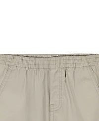 Calvin Klein Toddler and Little Boys' 2T-7 Relaxed Logo T-shirt Cotton Poplin Shorts, 2-Piece Set