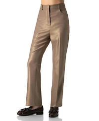 Ivonne Women's Sparkling Straight-Leg Pants with Pockets