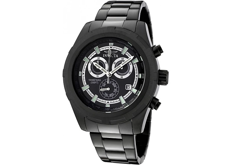 Invicta Men's 1563 Specialty Quartz Chronograph Black Dial Watch