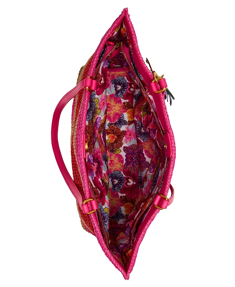 Betsey Johnson Stripe Tease Large Tote Bag